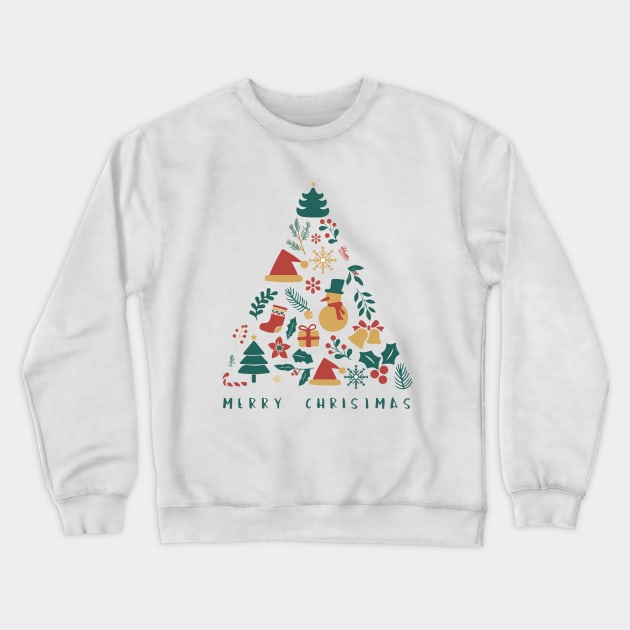 Merry Christmas Gift Crewneck Sweatshirt by SGcreative